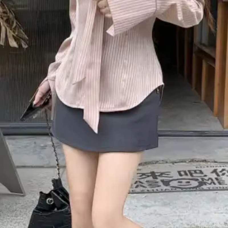 Jupe courte moulante taille haute pour femme, style décontracté automne, tenue de ville et de club, 