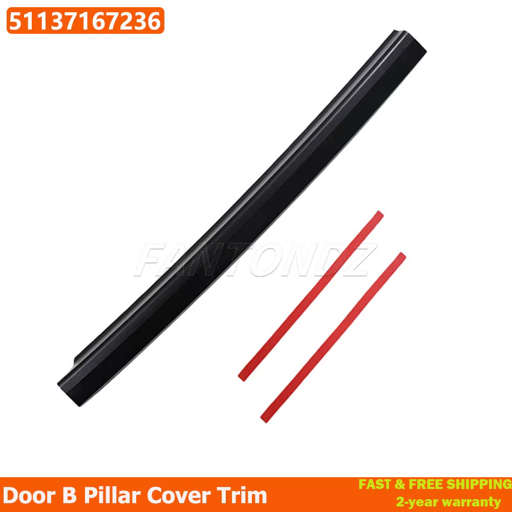Pour MINI Clubman R55 2007-2015 R55 51137167236   Pilier de porte B Installation facile noir pour MI
