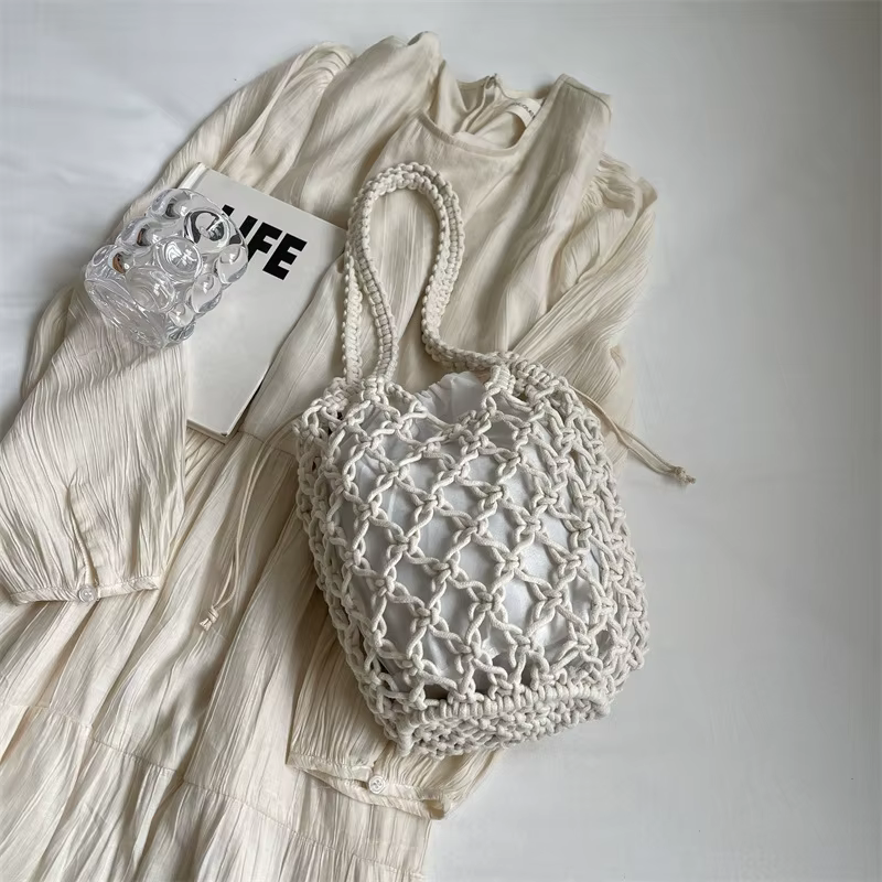 Sac à bandoulière en paille pour femme, sac à main tissé, sac messager, sacs à main pour femme, mode