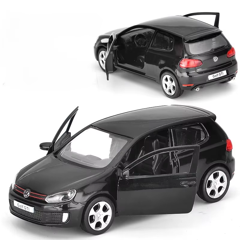 Volkswagen Golf 6 GTI – voiture jouet Miniature moulée sous pression, modèle SUV, portes rétractable