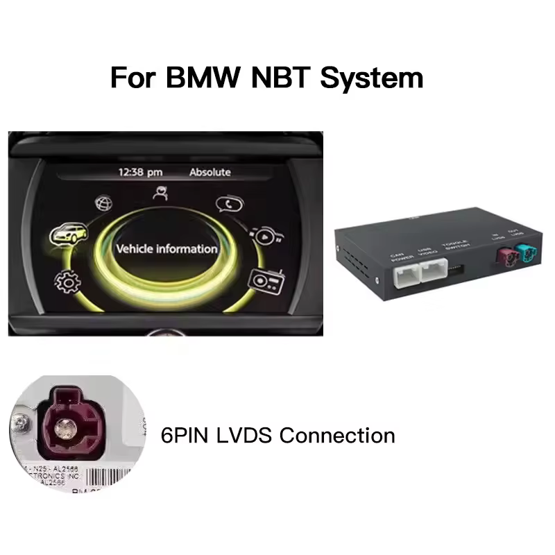 CarPlay Android sans fil automatique pour Mini R55 R56 R57 R58 R60 R61 F54 F55 F56 Clubman Countryma