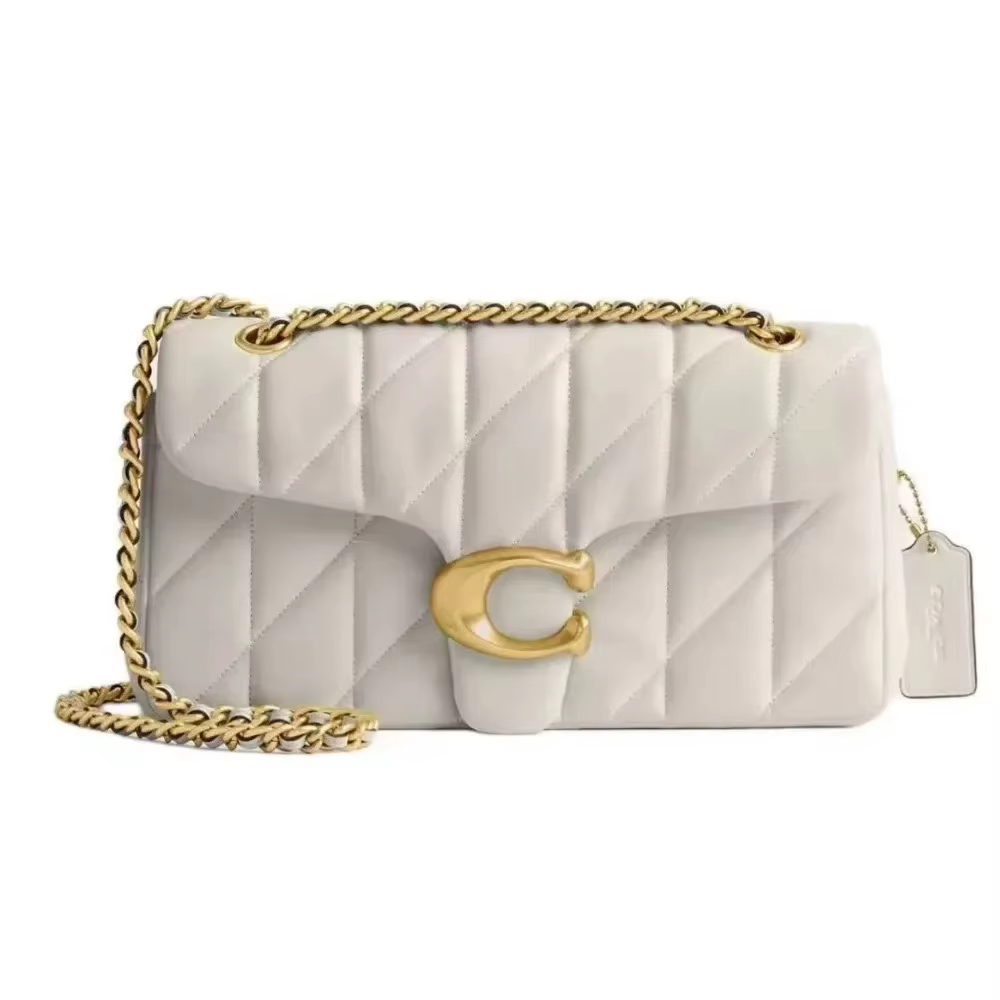 Sac à chaîne à motif diamant de haute qualité, sac messager à bandoulière, petit sac carré