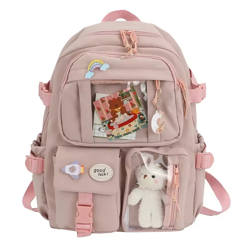 Kawaii esthétique femmes sac à dos sac d'école pour adolescentes japonais coréen sac à dos étudiant 