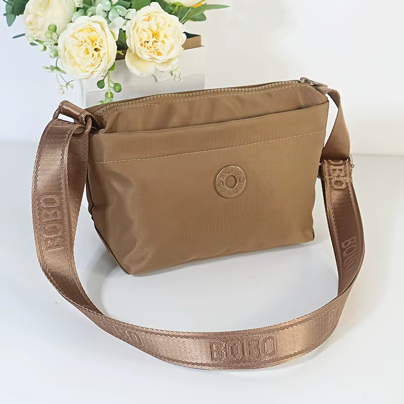 Sacs à bandoulière tendance pour femmes, sac messager, matériau en nylon de haute qualité, 3 poches,