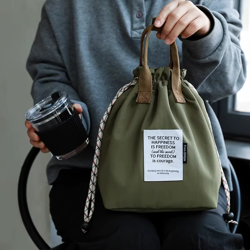 UTEYNEE sac à déjeuner étanche de grande capacité sac à Bento isolant épaissi à trois couches pour l