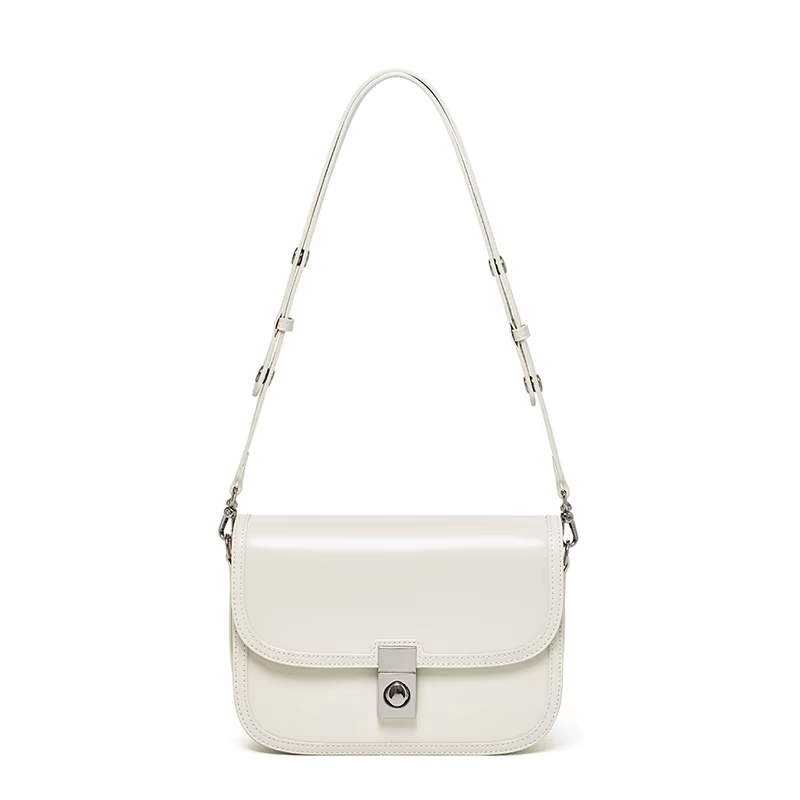 Sac messager en cuir véritable pour femme, sac à bandoulière en cuir de vachette double couche, raba
