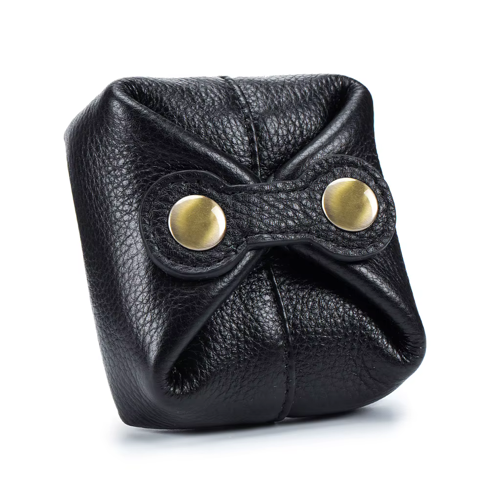 Sac à cosmétiques en cuir véritable pour femmes, pochette de maquillage mignonne, petite boîte à clé