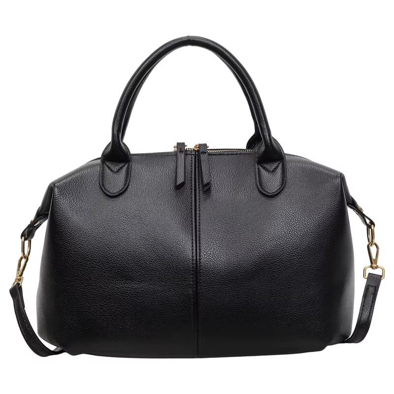 Sac à langer parisien élégant pour femmes, sac bandoulière en cuir de luxe minimaliste, sac fourre-t