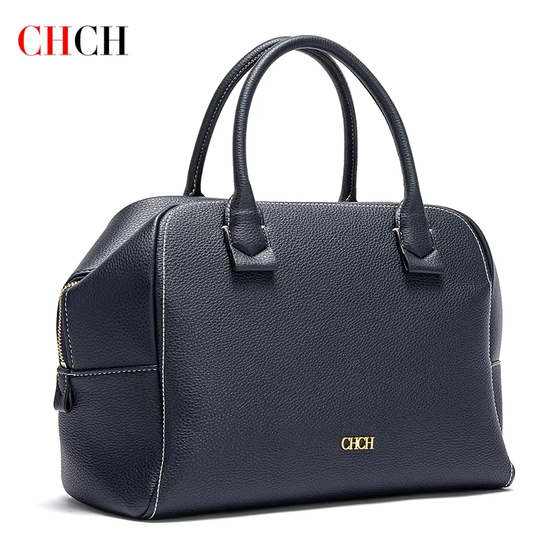 CHCH – sac à bandoulière pour femmes, sac d'oreiller de grande capacité, fermeture éclair bleue cach