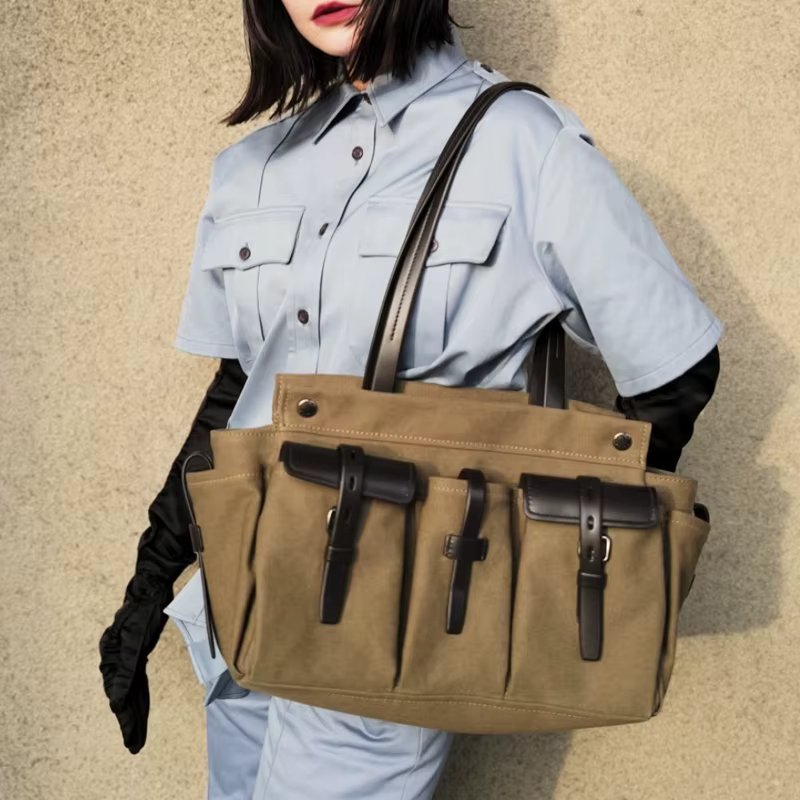 Sacs cabas en toile Route pour femmes sacs à main et pochettes de luxe de créateurs nouveauté 2026 m