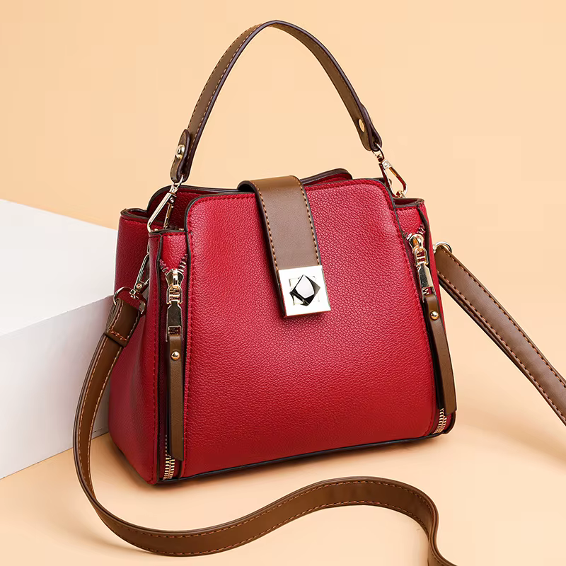 Petits sacs à bandoulière seau pour femmes, sacoches de luxe de styliste en cuir PU, sacs à main déc