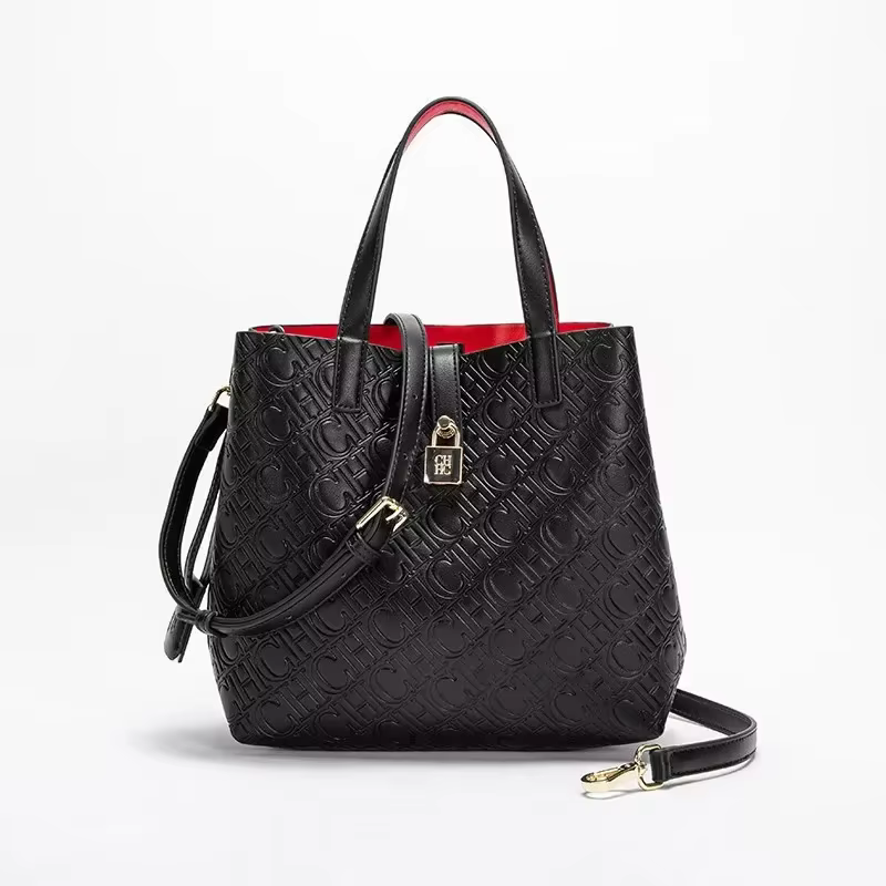 Sac à main CH classique gaufré de luxe pour femme, grande capacité, nouveau modèle 2026, sac à bando