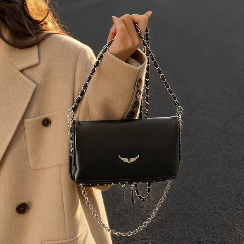 Sac à bandoulière mini de créateur pour femme, pochette à chaîne, en cuir de luxe, réglable, fabrica