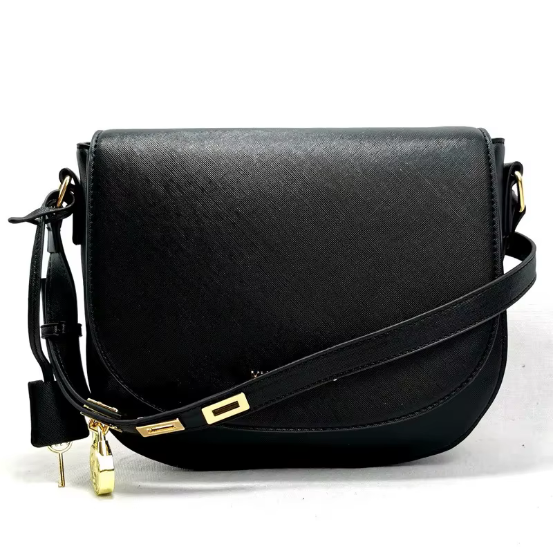 Sac à main à serrure rabattable pour femmes, sacoche de dégager vintage, sac à bandoulière incliné à