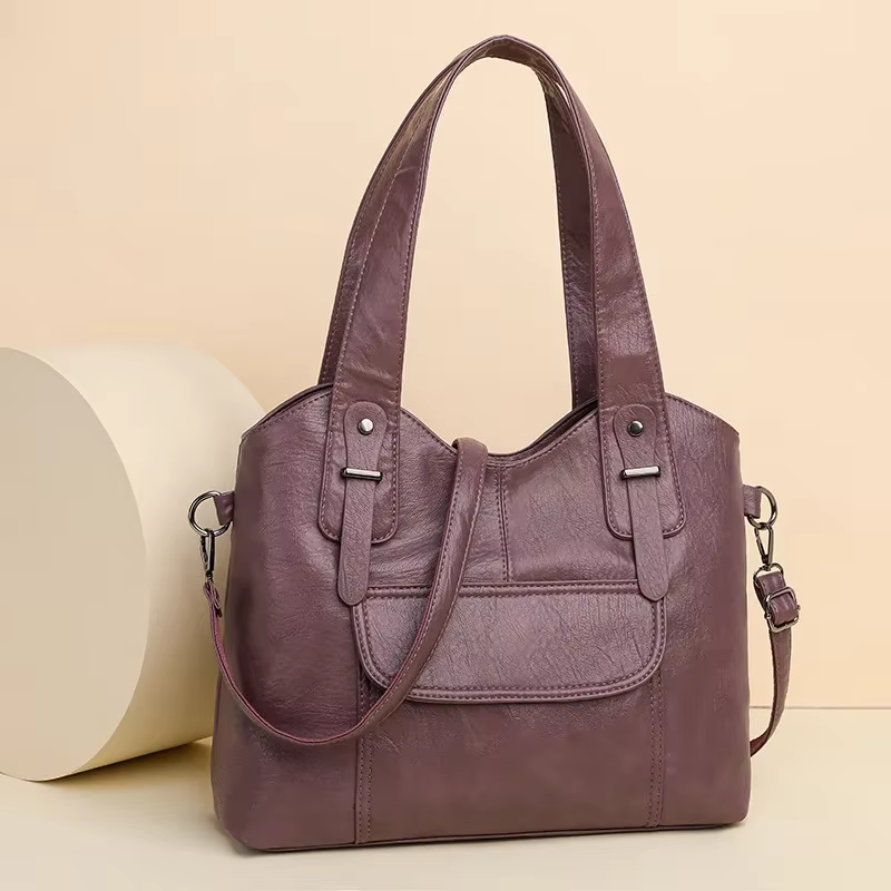 Sacs à main de luxe en cuir souple pour femmes, sacs à bandoulière rétro de styliste, sacoche à band