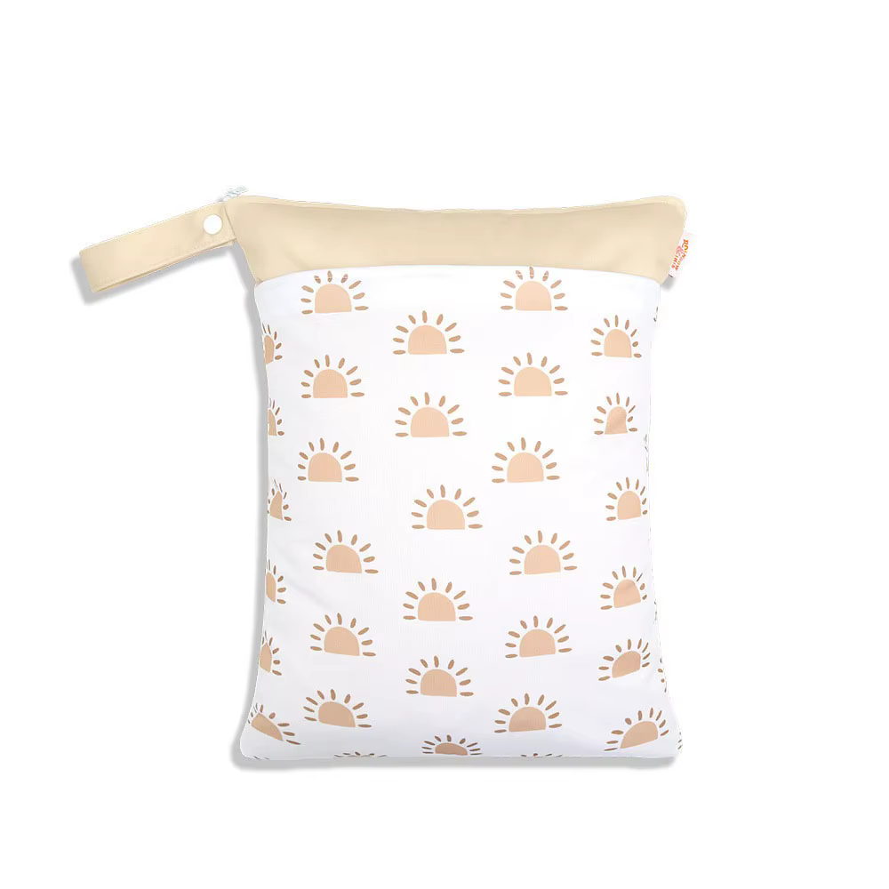 Sac à couches imperméable réutilisable avec poignée, sac de maman portable, style nordique, comparti