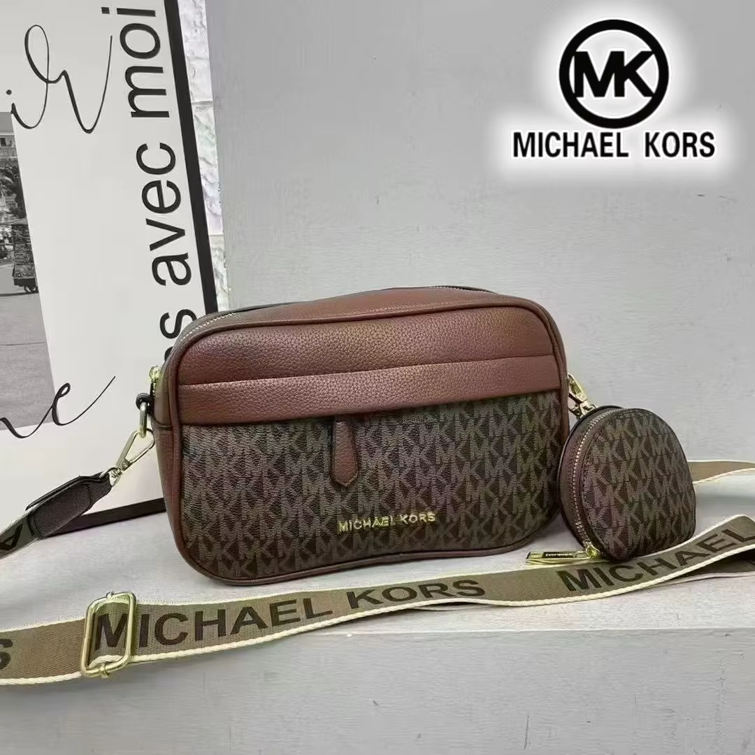Sac photo tendance pour femme Michael Kors, sac bandoulière MK, sac mère-enfant classique à lettres 