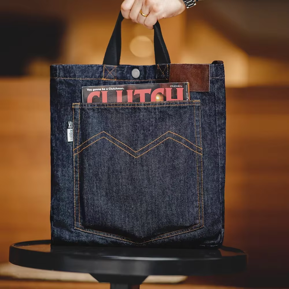 Maden Retro 14oz Denim sacs unisexe unique épaule sacs à bandoulière brodé polyvalent à main sacs fo