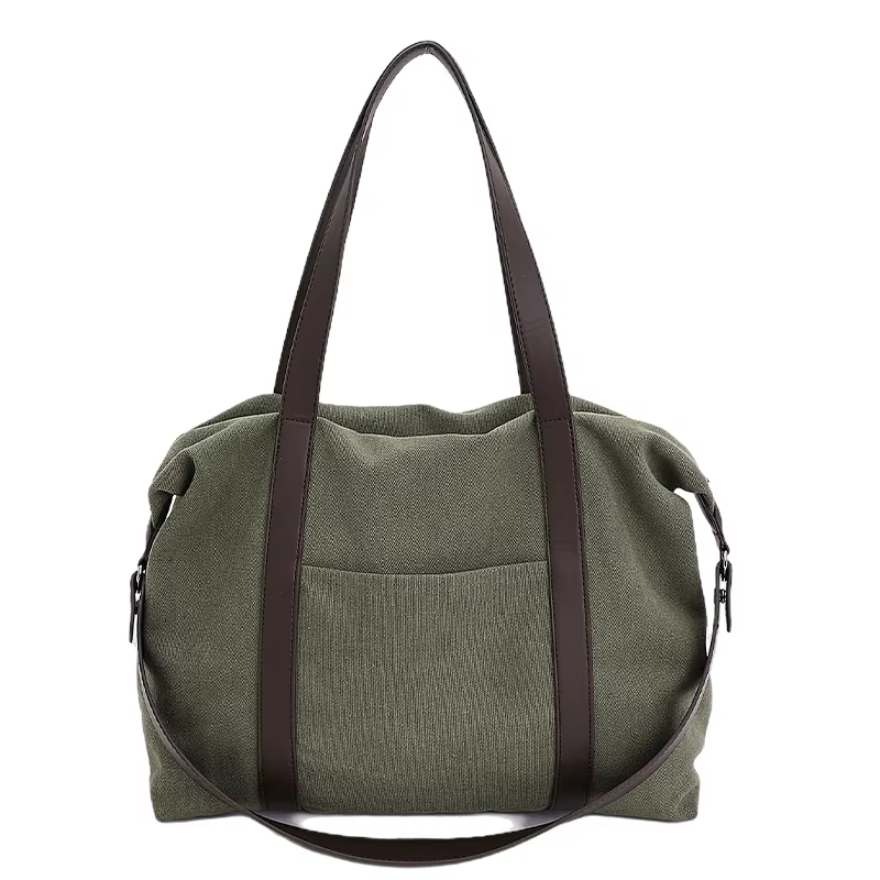 Sacs fourre-tout en Nylon de couleur unie pour femmes, fourre-tout de tempérament de grande capacité