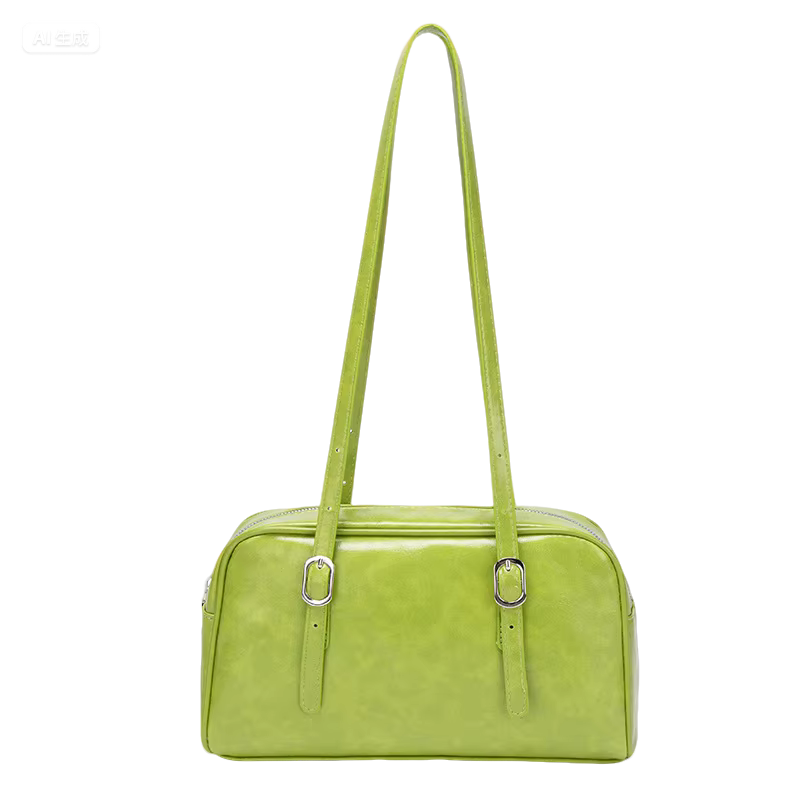 Sacs à bandoulière de banlieue verts pour femmes, sacs à main de luxe de styliste, sac décontracté d