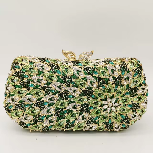 Boutique De FGG femmes élégantes soirée Minaudiere sacs De mariage mariée cristal pochette sacs à ma