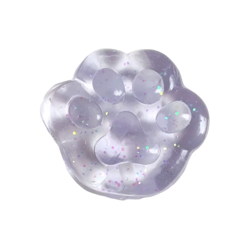 Jouets Squishy Patte de Chat Kawaii Anti-Stress et Anxiété, Jouets à Presser Décompression Super Dou