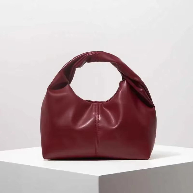 Mn Twist-Sac à main carré solide pour femme, pochette pour document, simple et polyvalent, sacs de c