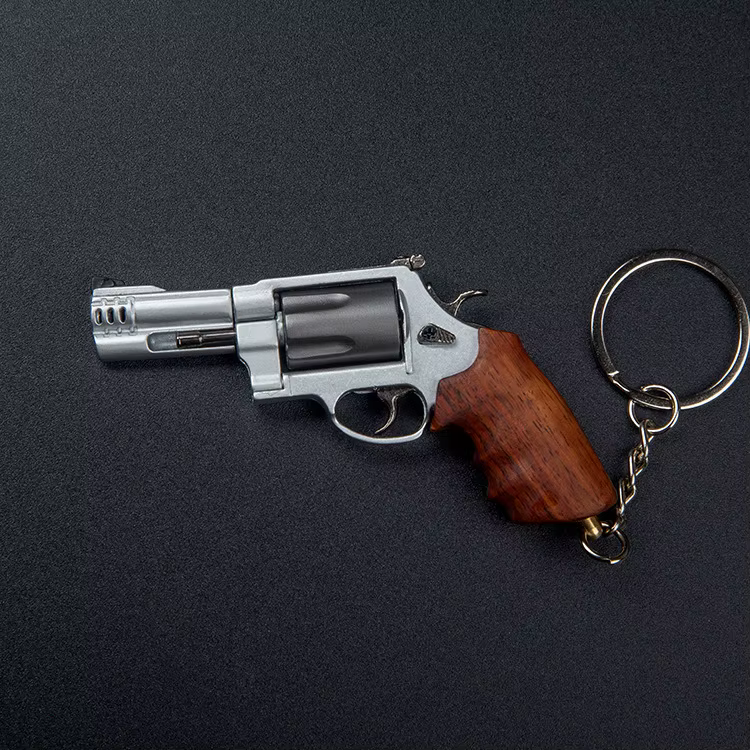 Mini pistolet modèle manche en bois massif, petit Revolver en alliage, assemblage détachable, porte-