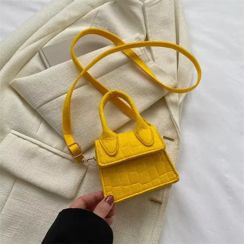 Mini sac messager pour femme, sac à main et sac à main, sac à main solide, petit sac initié, design