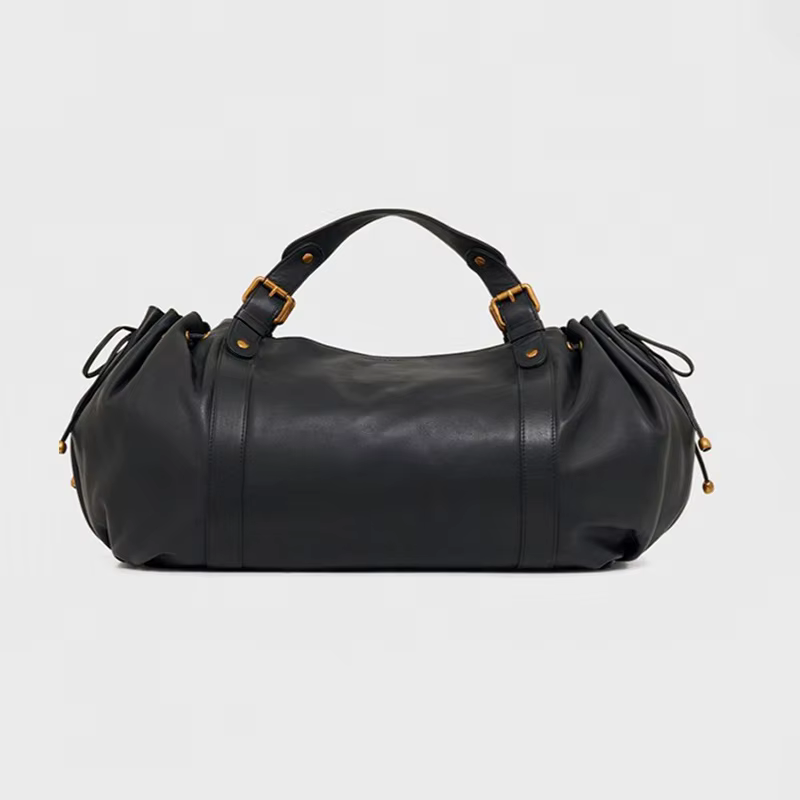 Sac fourre-tout Vintage pour femmes, sac à bandoulière de luxe de couleur unie, sac à main élégant p