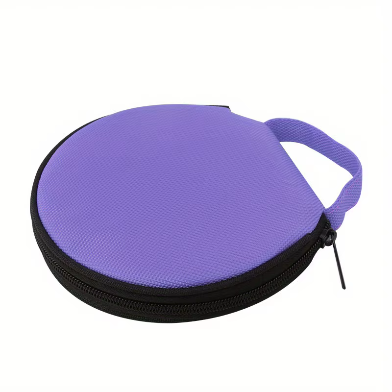 Étui à CD portable, support rond pour 20 CD, sac de rangement pour DVD en tissu Oxford, porte-cartes