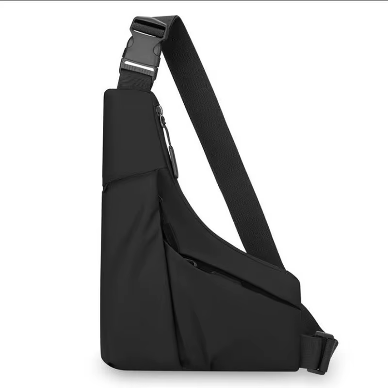 Sac de poitrine Portable pour hommes, sac à bandoulière pour Sports de plein air, léger, asymétrique