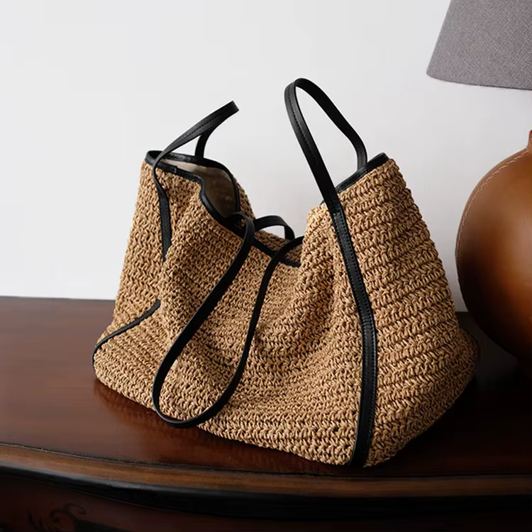 Dames corée sac à main de haute qualité grand femme sac fourre-tout concepteur de mode Vintage laine