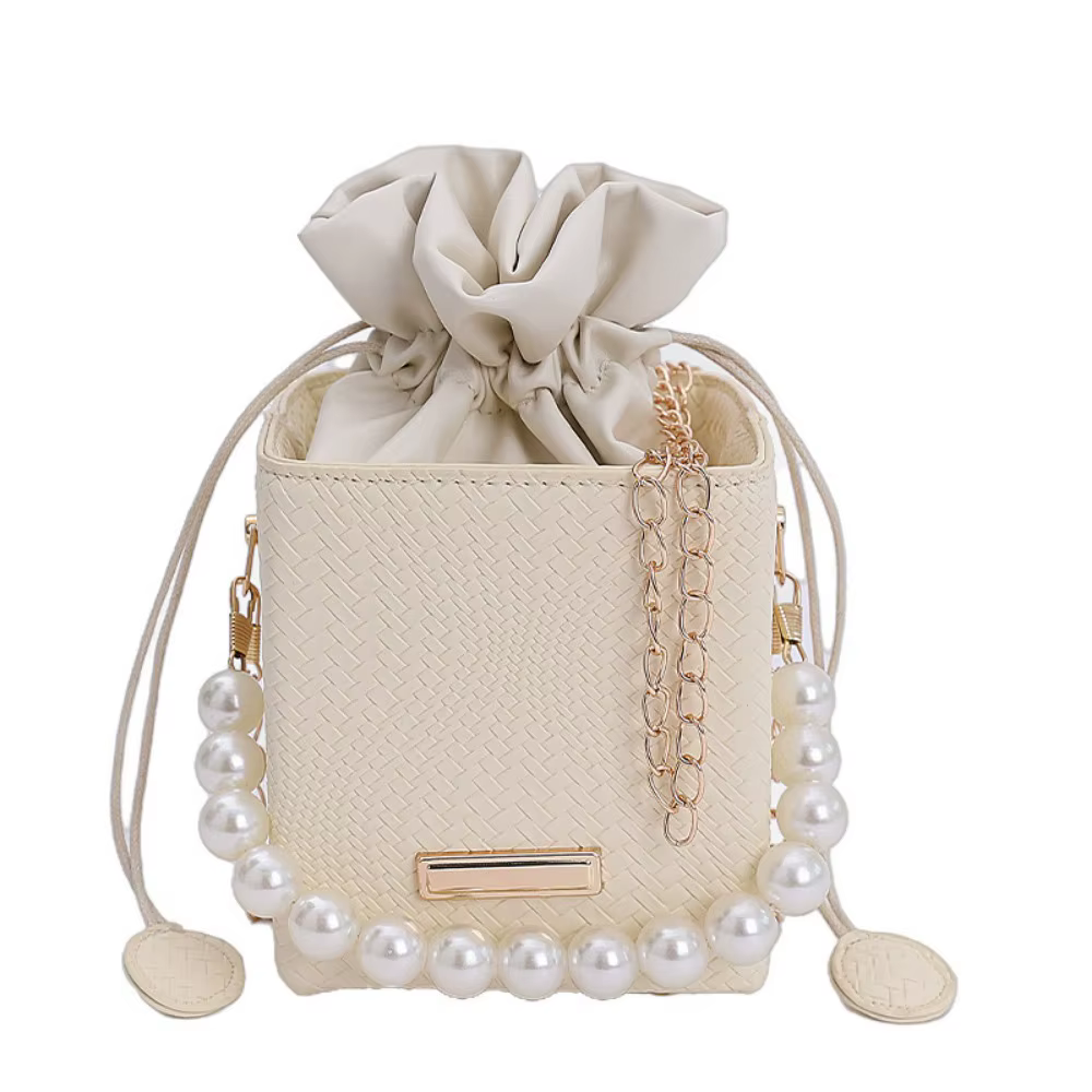 Sac à bandoulière chic pour femme, élégant, léger, de luxe, sac seau, grande capacité, en cuir PU, s