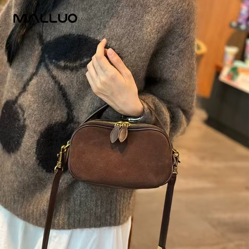 Sac à main en cuir de vachette véritable pour femme, sac à bandoulière pour femme, haute qualité, de