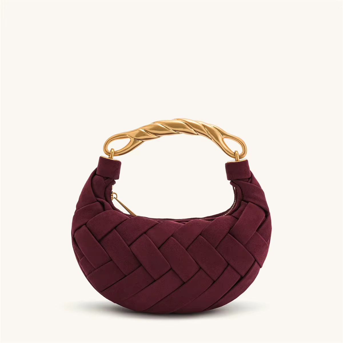 Sac tissé JW PEI pour femme - Sac à bandoulière bohème fait main en cuir végétalien minimaliste et s