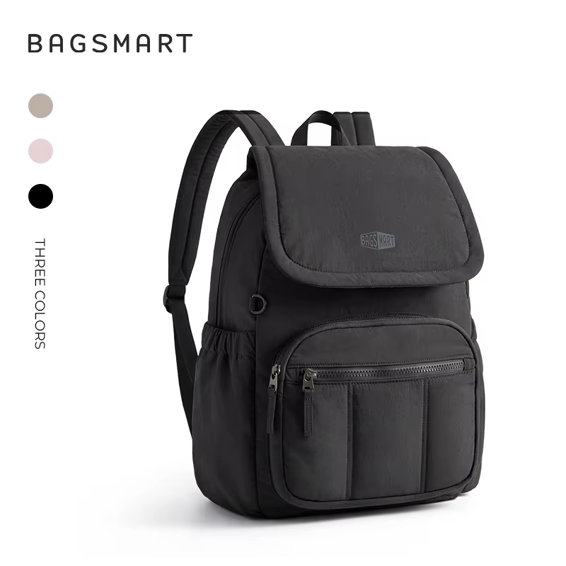 BAGSMART – sac à dos pour ordinateur portable 13 14 pouces, sac décontracté de haute qualité pour fe