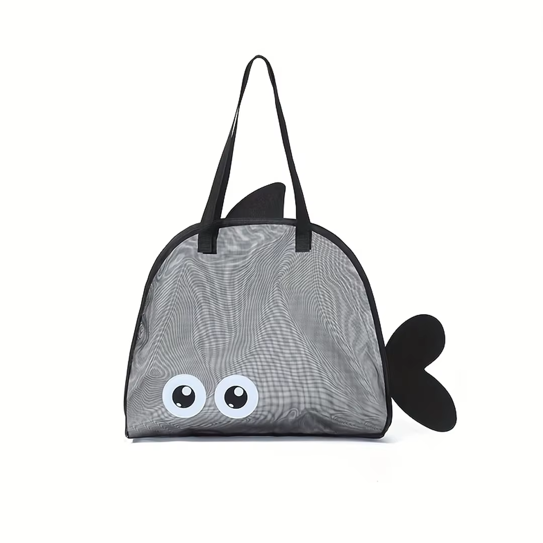Sac de plage en maille, grande poche fourre-tout de plage pour sac de piscine familial pour jouets e