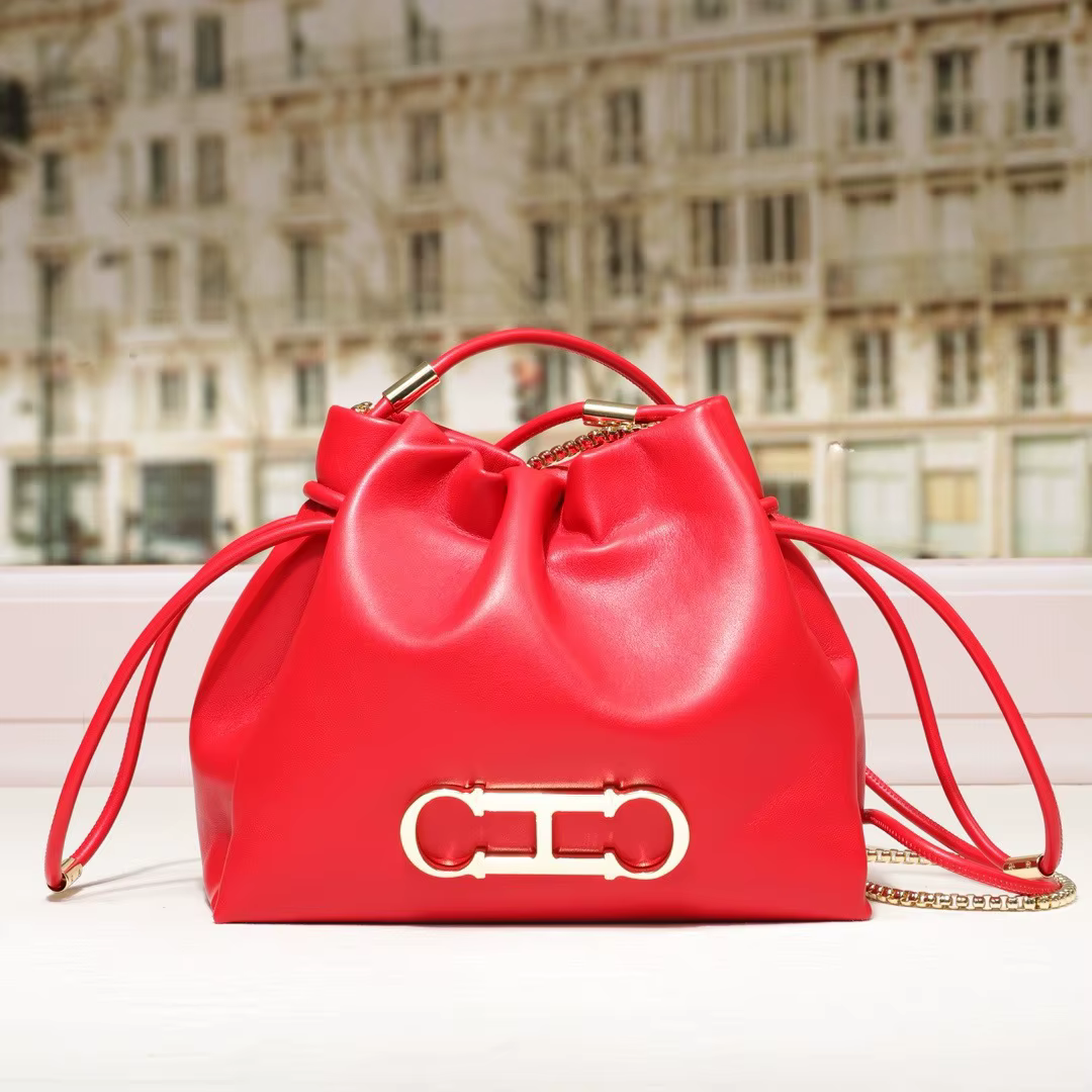Sac seau tendance CH Fashion avec lettres, sac à bandoulière décontracté pour trajets quotidiens, sa
