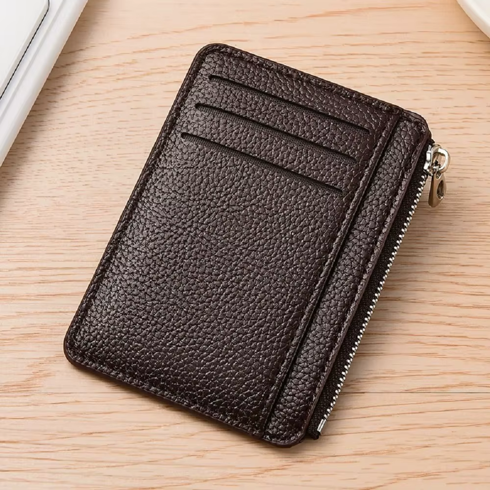Mini portefeuille pour cartes de crédit, porte-cartes d'identité, petit portefeuille pour homme, poc