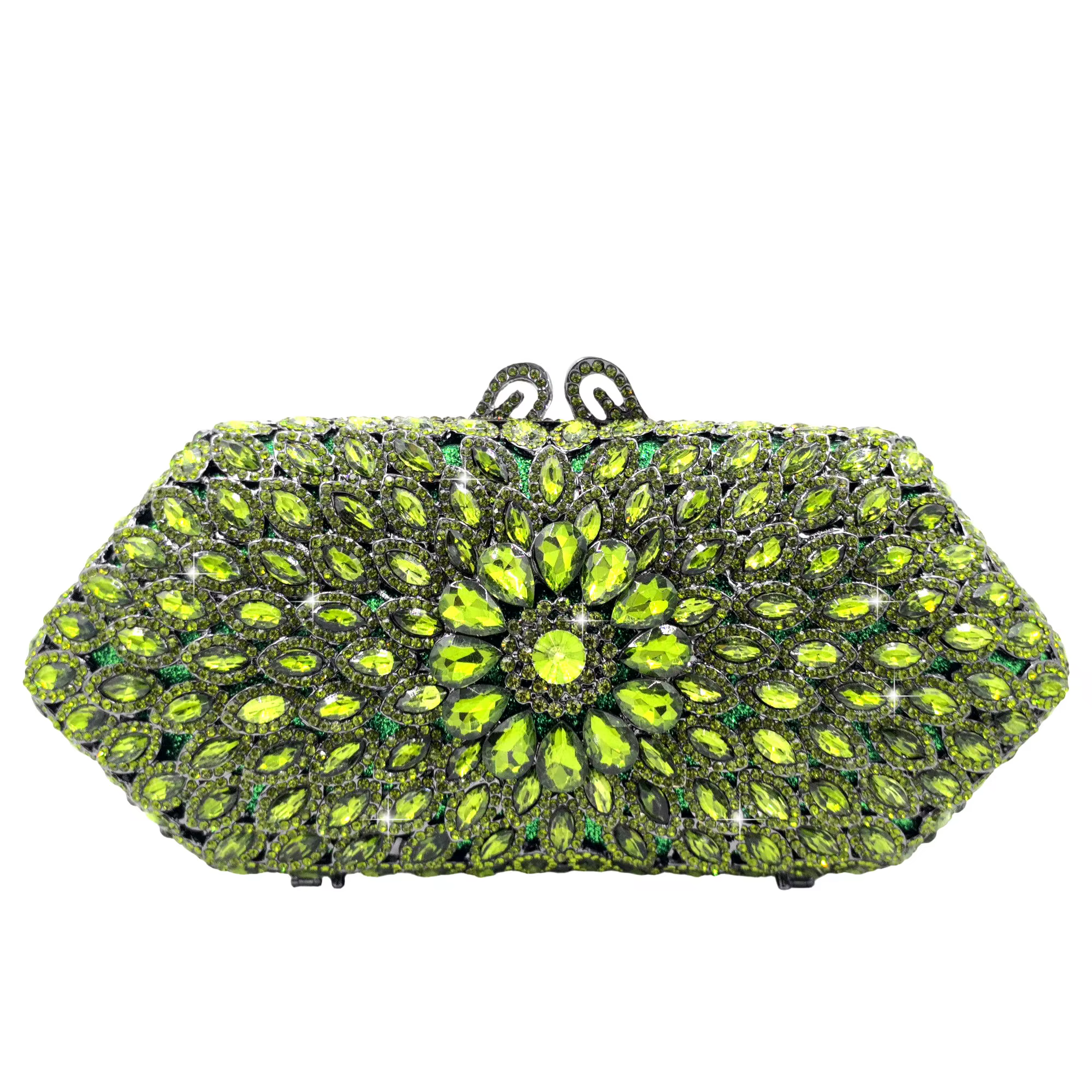 Boutique de FGG Sacs à main de soirée en cristal bleu marine, sacs à main de soirée formels pour fem