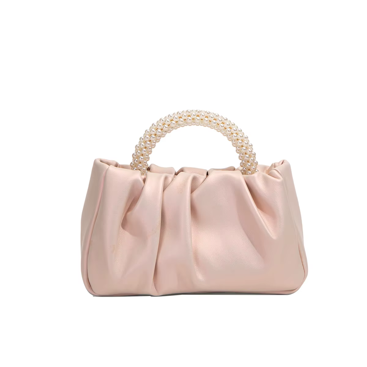 2025 perle sac à main plis nouvelle mode nuage téléphone portable sac à bandoulière messager Mini pe