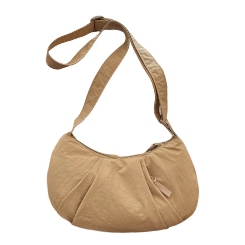 Sac à bandoulière de couleur unie, sac à bandoulière avec longue sangle, sac à bandoulière de couleu
