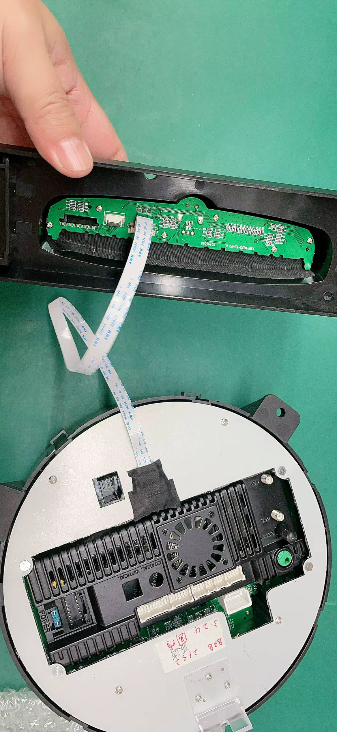 Lecteur noir pour le remplacement du lecteur CD noir BMW Mini (ne se vend pas seul)