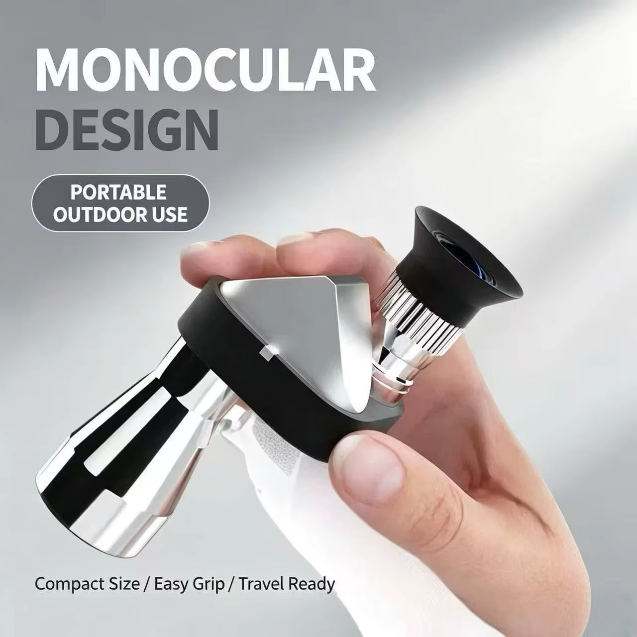 Mini télescope monoculaire portable haute puissance, jumelles d'angle avec vision nocturne à faible 