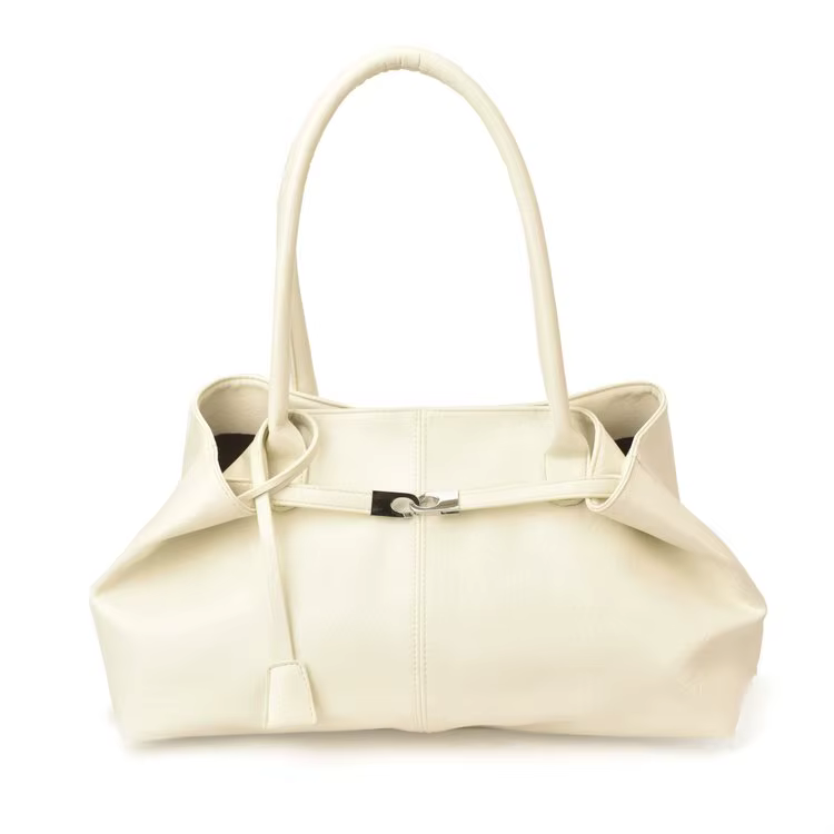 Nouveau Sac à Main Femme 2026 Grande Capacité en Cuir Souple Plissé, Sac Fourre-tout Rétro pour Traj