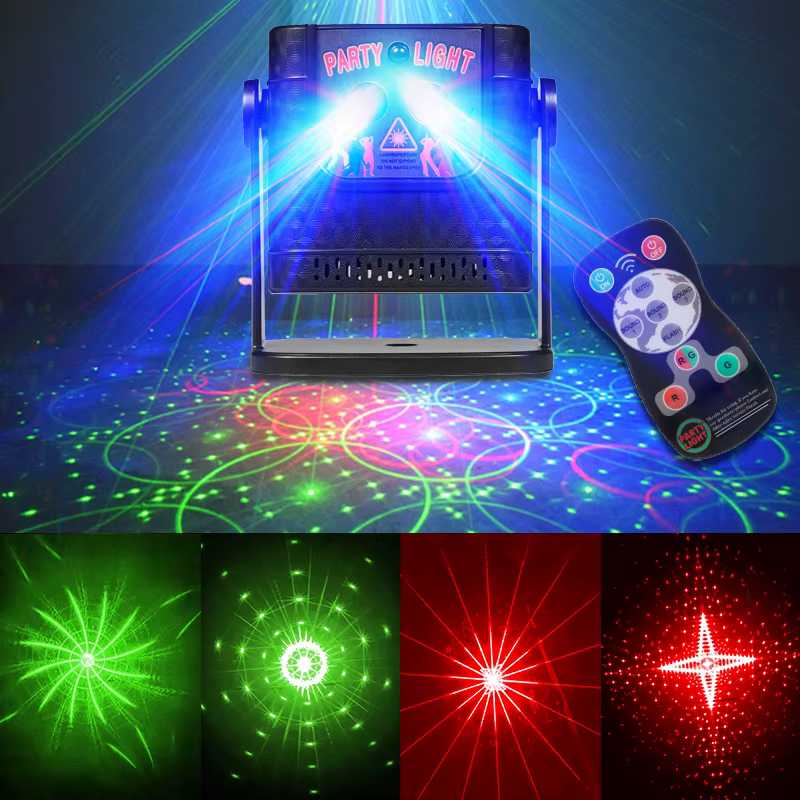 Mini projecteur de 60 modèles, lumières de fête Dj, effet de voiture Disco, danse à distance, Bar Di