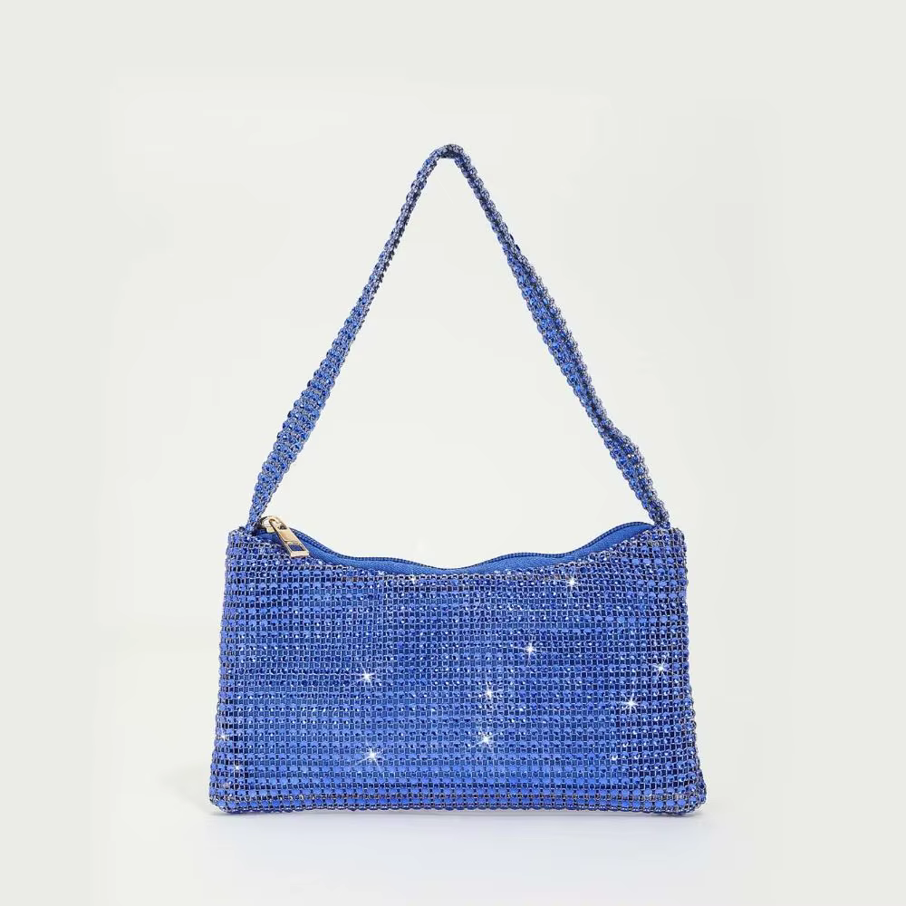 Sac de Banquet de soirée brillant français, Mini sac sous les bras, sac à bandoulière à paillettes,