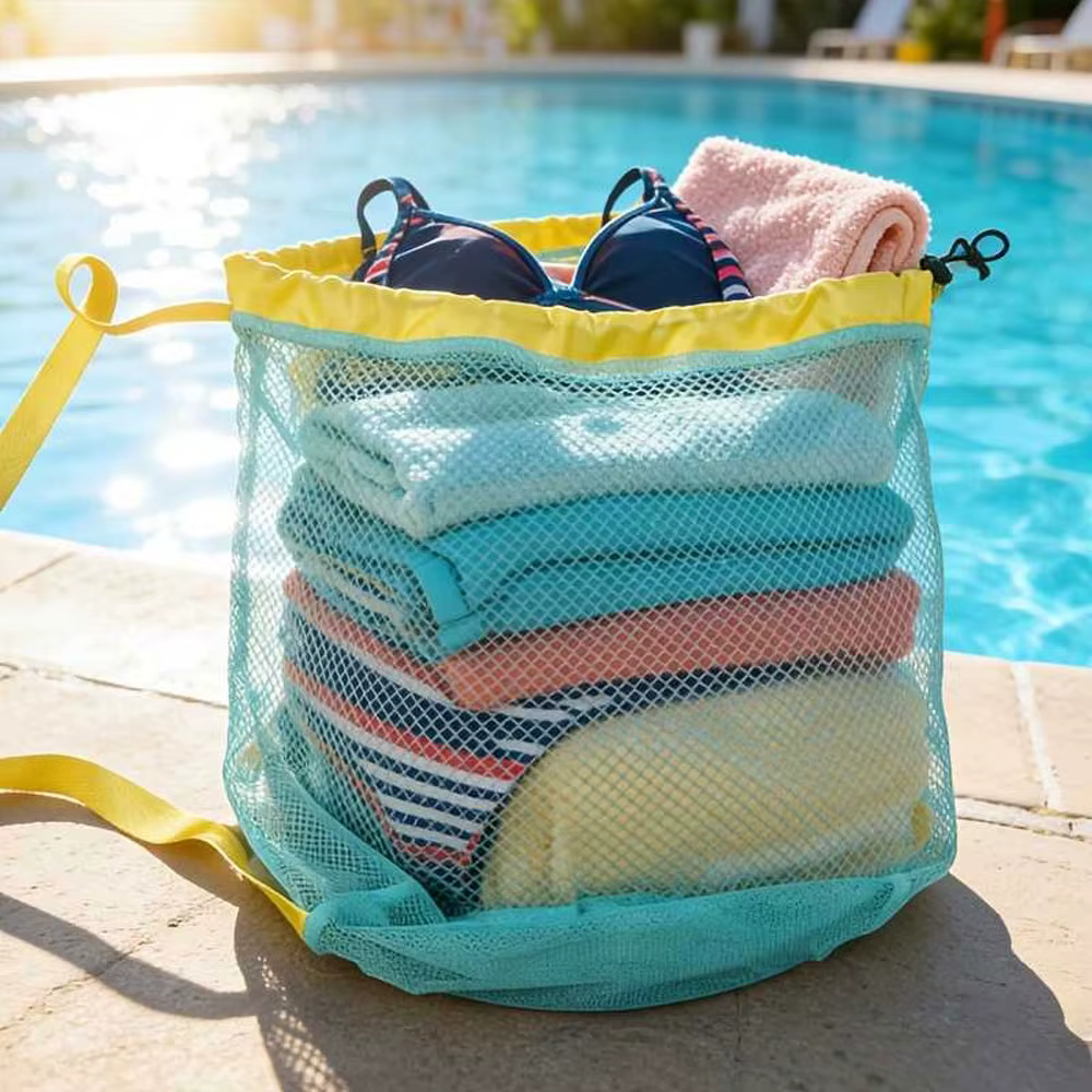 Sac de rangement pour la plage et la natation, léger et de grande capacité, sac de plage à bandouliè