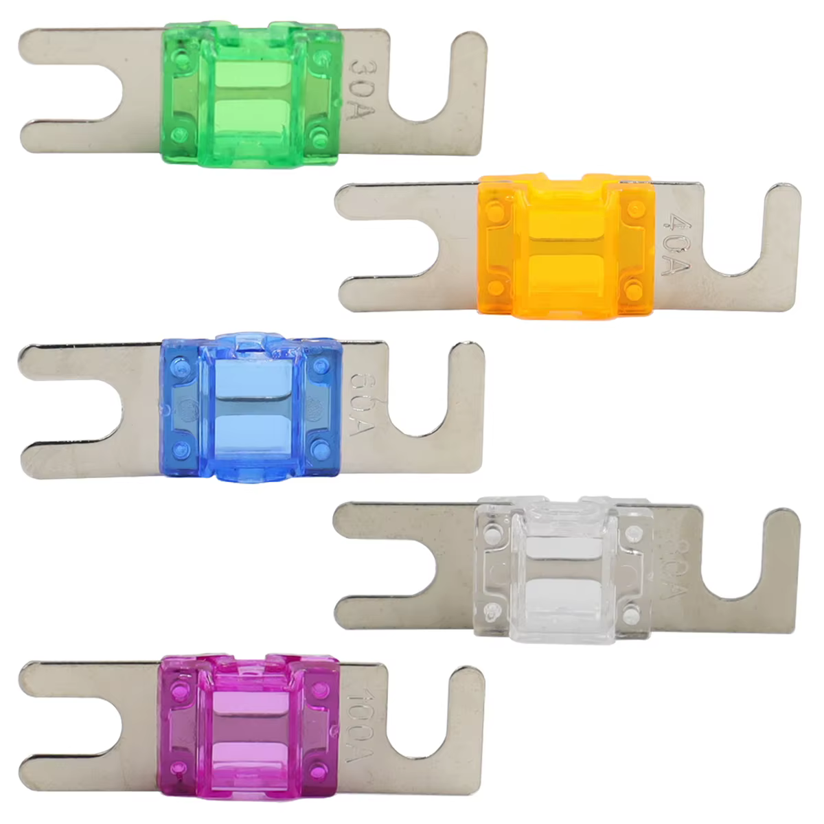 Mini fusibles de voiture ANL Mini fusible AFS Audio stéréo de voiture 30A, 40A, 60A, 80A, 100A fusib